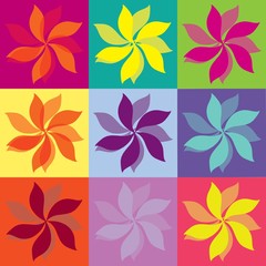 Obraz premium FLOWERS ICONS