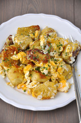 Kartoffelknödel mit Ei