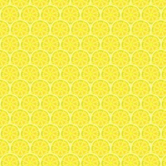 Zitronen.Muster knallgelb