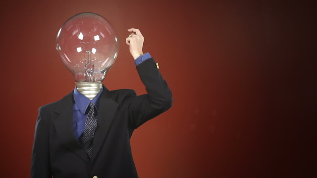 Light Bulb Head