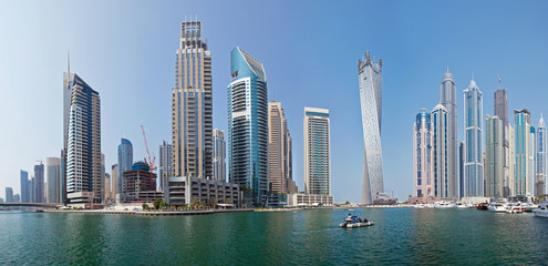 Naklejka premium Dubai Marina Panorama