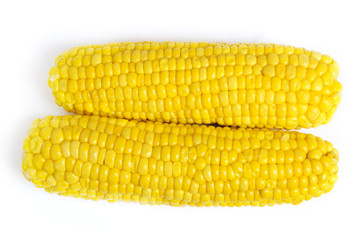 Corn isolated on white
