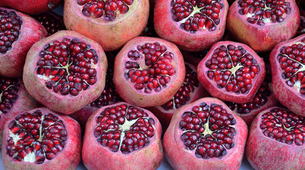 Pomegranate slices