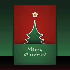 Fototapeta na wymiar Christmas Flyer or Cover Design
