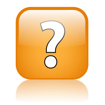 "FAQs" Web Button (information customer service help questions)