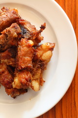 Pork bones