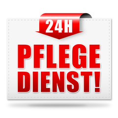 24H Pflegedienst! Button, Icon