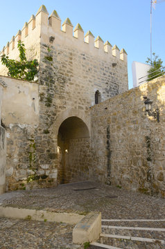 Old gate in Marchena, Seville (Spain)