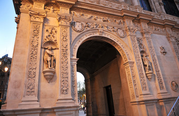 Fototapeta na wymiar Ayuntamiento de Sevilla, architektura plateresca