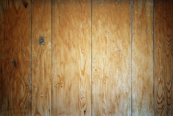 Fototapeta premium Closeup of bright wood planks texture background