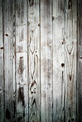 Closeup of white wood planks texture background