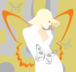 Butterfly girl
