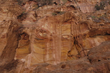 Petra - Pareti del Siq