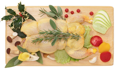 Pollo ripieno per pranzo di Natale