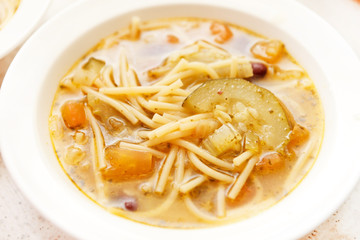 soup with pasta