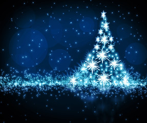 The best Christmas golden tree background