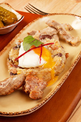 dish from beans and lentil