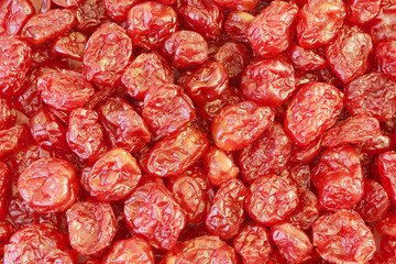 Lots of dried berries of dogwood