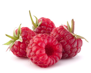 Ripe raspberries