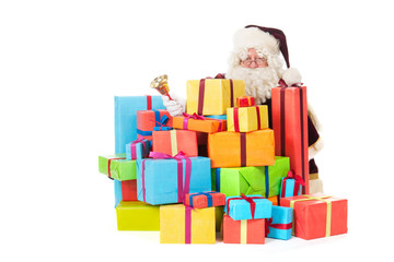 Santa Claus with presents