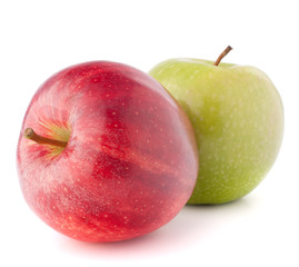 Red and green apple