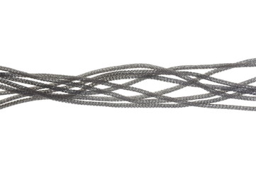 The flow of energy, steel wire.