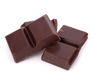 Chocolate bars stack