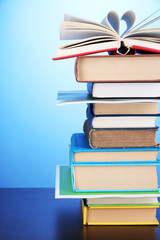 Stack of interesting books and magazines