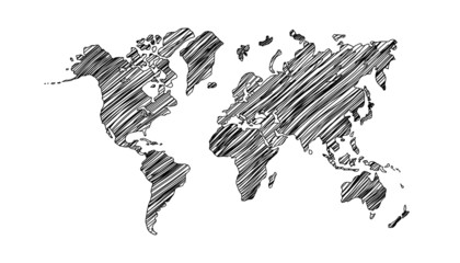 drawing world map