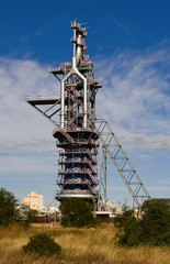 alto horno en Sagunto, monumento a la industria, espa&ntilde;a