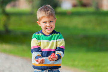 Portrait of little boy