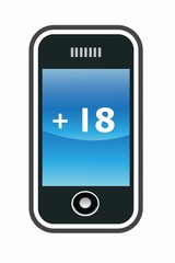 Contenu pour adultes sur un téléphone portable