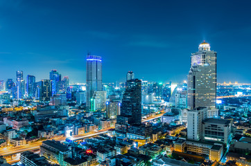 Bangkok cityscape. - obrazy, fototapety, plakaty