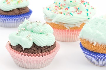 cupcakes with buttercream