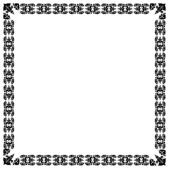 Modernistic black frame. eps10