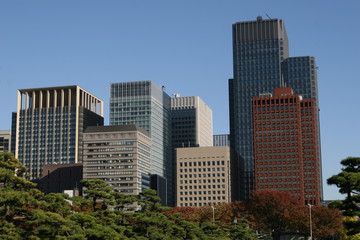 Fototapeta na wymiar Tokio nowoczesny budynek