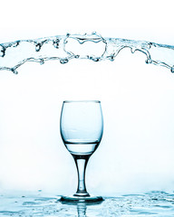 Glass splash