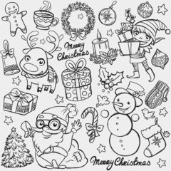 Christmas doodles