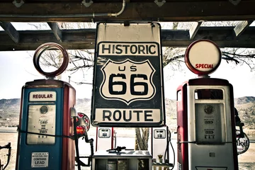 Fotobehang Historische Route 66 © Nicola_Del_Mutolo