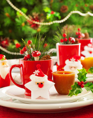 Christmas table decoration