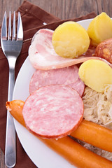 plate of choucroute