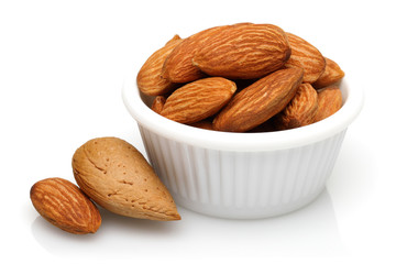 almonds in a bowl