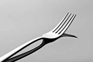 Fork with reflection.