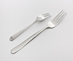 Abstract photo of cutlery.