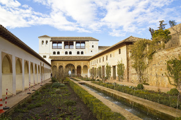 The Court of la Acequia in Generalife Palace.