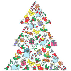 Christmas tree shape