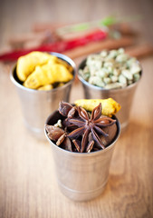 Star anise and spices