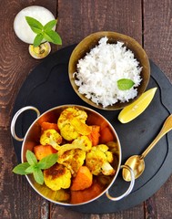 grilled Vegetables with  rice