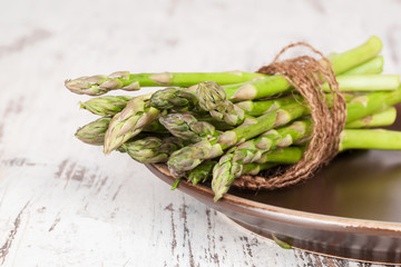 Fresh asparagus.