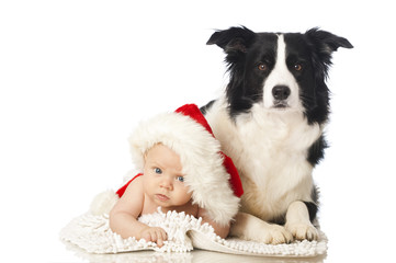 Baby with Dog - Baby mit Hund